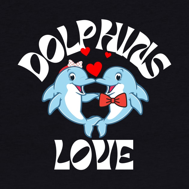 Cute Dolphin Couple Loves Each Other by mkhriesat
